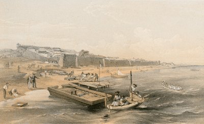 Twierdza Yenikale z widokiem na morze Azowskie autorstwa William Crimea Simpson