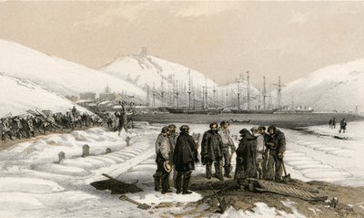 Groby na czele portu w Balaklava autorstwa William Crimea Simpson