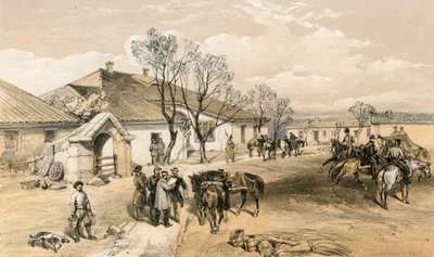 Kwatera główna Lorda Raglana w Khutor-Karagatch autorstwa William Crimea Simpson