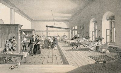Jeden z oddziałów szpitala w Scutari autorstwa William Crimea Simpson