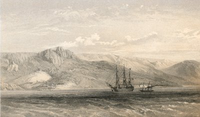 Pałac księcia Woronzoffa, niedaleko Jałty na południowym wybrzeżu Krymu autorstwa William Crimea Simpson