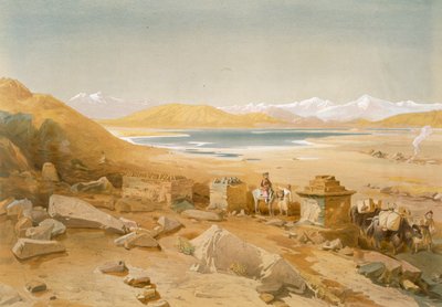Salt Lake — Tybet, „Indie Ancient and Modern”, 1867 r. autorstwa William Crimea Simpson