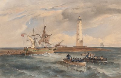 ?Latarnia morska na przylądku Chersonese, patrząc na południe? autorstwa William Crimea Simpson