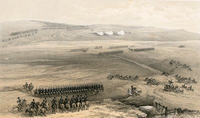 Afera kawalerii na wyżynach Bułganaka – pierwsze działo, 19 września 1854 autorstwa William Crimea Simpson