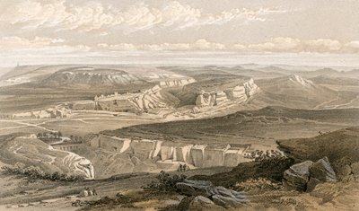 Ruiny Inkermanna i Miasta Caverns autorstwa William Crimea Simpson
