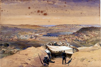 ?Baterie miejskie czy wewnętrzne fortyfikacje Sewastopola, 23 czerwca 1855 r.? autorstwa William Crimea Simpson