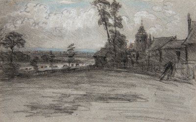 Londyn z Priory, Hampstead. Prysznice autorstwa William Crotch