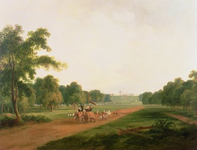 Polowanie w Indiach autorstwa William Daniell