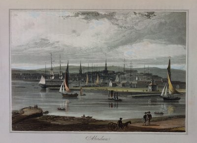 Aberdeen, z „Podróży dookoła Wielkiej Brytanii” Richarda Aytona autorstwa William Daniell