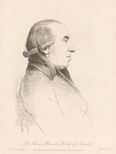 Dr Thomas Barnard, biskup Limerick autorstwa William Daniell