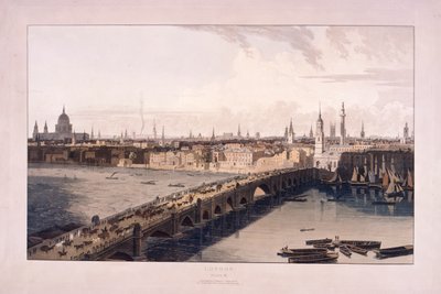 Most Londyński, 1804 autorstwa William Daniell