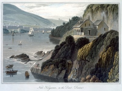„W pobliżu Kingswear, na Dart, Devon”, 1825 autorstwa William Daniell
