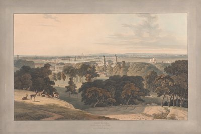Tablica I: Londyn widziany z Greenwich Park autorstwa William Daniell