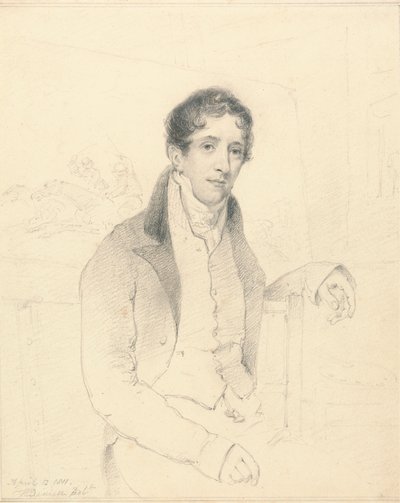 Portret artysty sportowego, prawdopodobnie WB Daniella autorstwa William Daniell