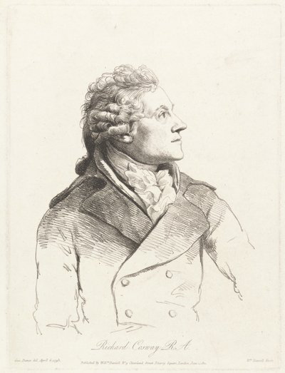 Richard Cosway, R.A. autorstwa William Daniell