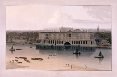 Somerset House, Londyn, 1804 autorstwa William Daniell