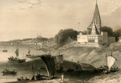 Pagoda Bernarda, Benares, 1835. autorstwa William Daniell