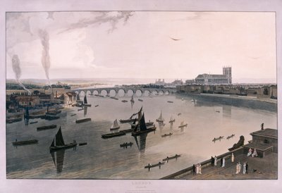 Widok Londynu z Somerset House, 1805 autorstwa William Daniell