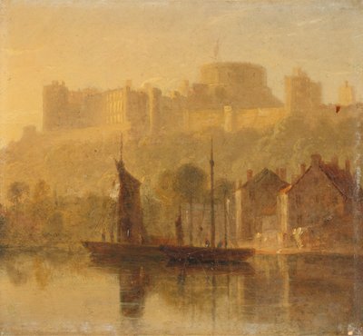Castelo de Windsor do Thamespolish autorstwa William Daniell