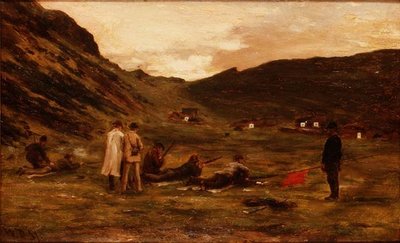 Strzelnica (olej na papierze) autorstwa William Darling McKay