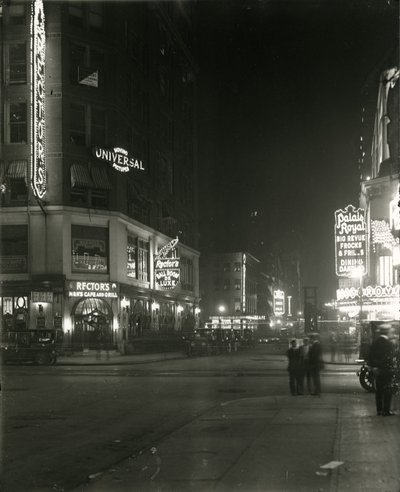 48. Ulica między Broadwayem a Siódmą Aleją, 1917 autorstwa William Davis Hassler