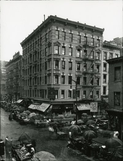 Ludlow Street przy Hester Street, Lower East Side, c.1910-21 autorstwa William Davis Hassler