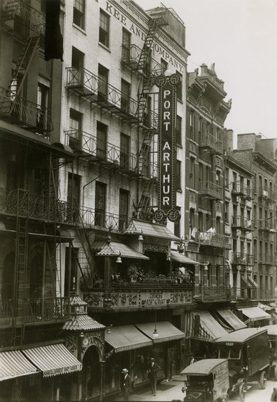 Restauracja Port Arthur, 7 Mott Street, Nowy Jork, 1919 autorstwa William Davis Hassler