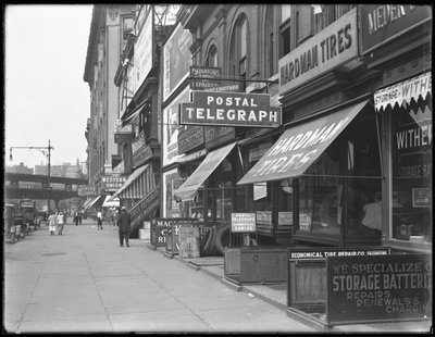 Postal Telegraph sign, 1906 Broadway, Nowy Jork, 18 sierpnia 1916 autorstwa William Davis Hassler