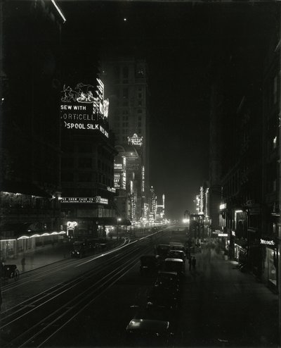 West 42nd Street, 1917 r. autorstwa William Davis Hassler
