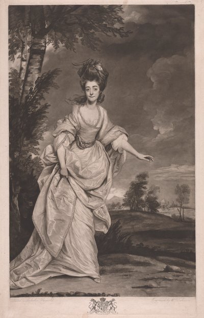 Diana, wicehrabina Crosbie autorstwa William Dickinson