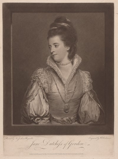 Jane Księżna Gordona autorstwa William Dickinson