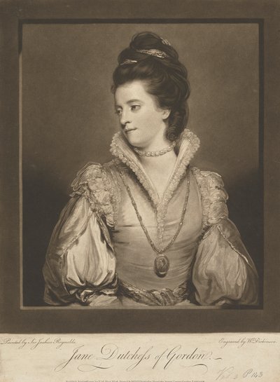 Jane Gordon (z domu Maxwell), księżna Gordona autorstwa William Dickinson