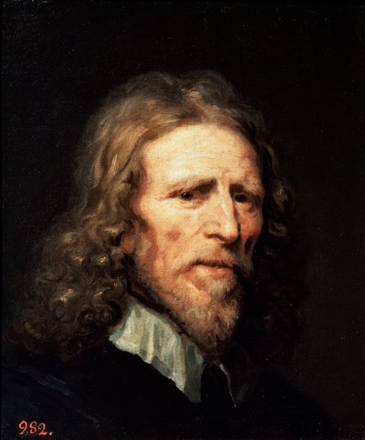 Portret Abrahama van der Doorta, przed 1640 r. autorstwa William Dobson