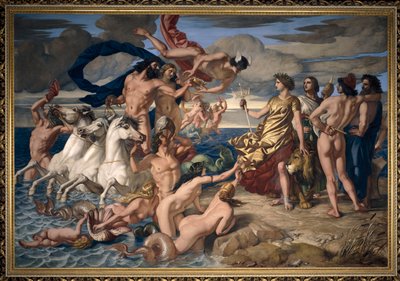 Netuno renunciando ao Império dos Mares para Britanniapolish autorstwa William Dyce