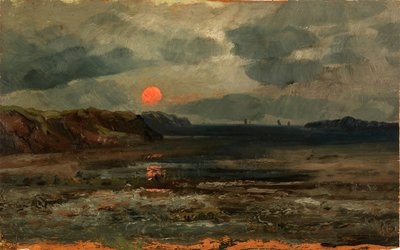 Wschód słońca nad wodami wędkarskimi - Maine autorstwa William E. Norton