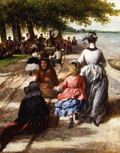 Blisko plaży, Gloucester, 1877 autorstwa William E. Winner