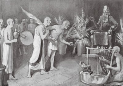 Kult Ningirsu (litografia) autorstwa William Edward (after) Wigfull