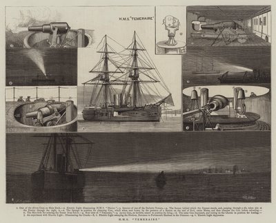 HMS Temeraire autorstwa William Edward Atkins