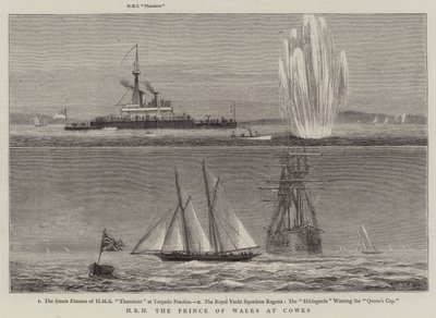 JKW Książę Walii w Cowes autorstwa William Edward Atkins