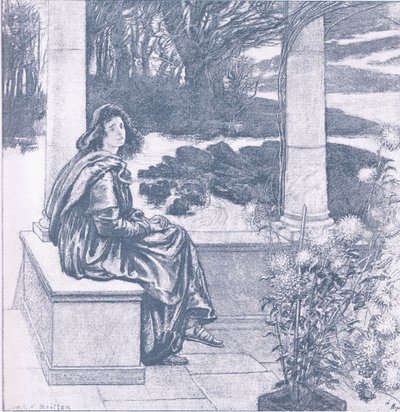 Listopad, z The Magazine of Art 1893, Cassell and Company autorstwa William Edward Frank Britten