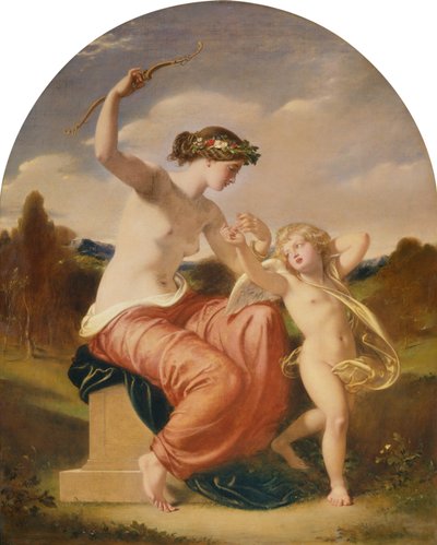 Kupidyn rozbrajający Wenus autorstwa William Edward Frost