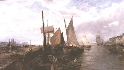 Doki w Bristolu autorstwa William Edward Webb