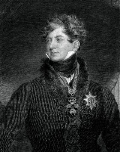 Jerzy IV, król Wielkiej Brytanii i Hanoweru, 1829. autorstwa William Ensom