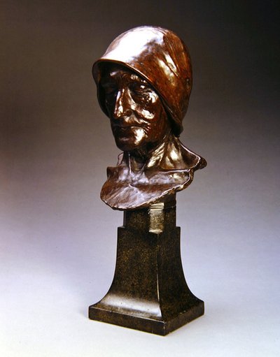 Stara kobieta, ok. 1890 (miedź i brąz) autorstwa William Ernest Reynolds Stephens