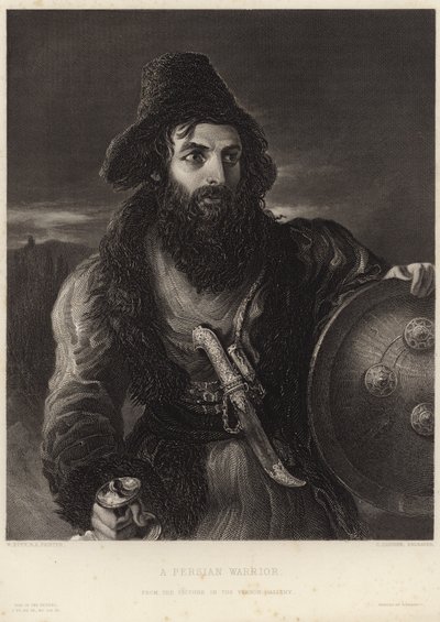 Perski wojownik autorstwa William Etty