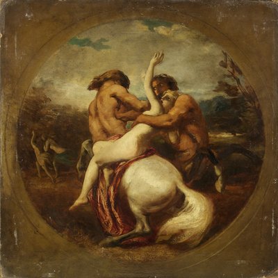 Centaury i Nimfy (olej na tekturze) autorstwa William Etty