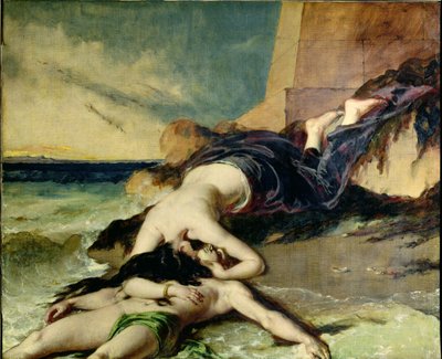 Hero i Leander (olej na płótnie) autorstwa William Etty