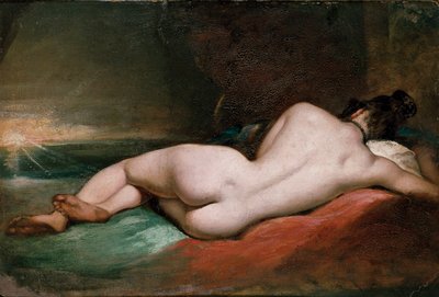 Naga kobieta leżąca, początek XIX wieku. autorstwa William Etty