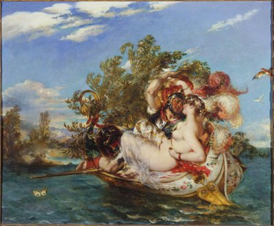 Phaedria i Cymochles autorstwa William Etty