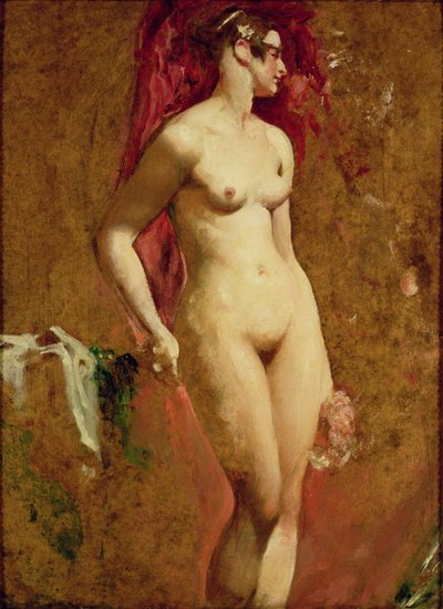 Akt Stojący (olej na płótnie) autorstwa William Etty